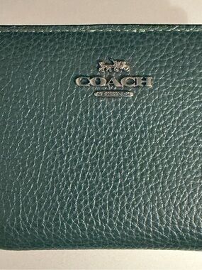 Coach Green Leather Wallet